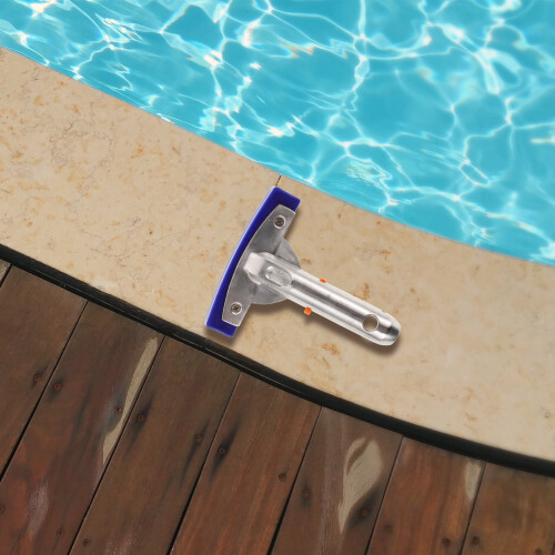 Poolbørste – Stål, Aluminium, Plast – 18 cm 1