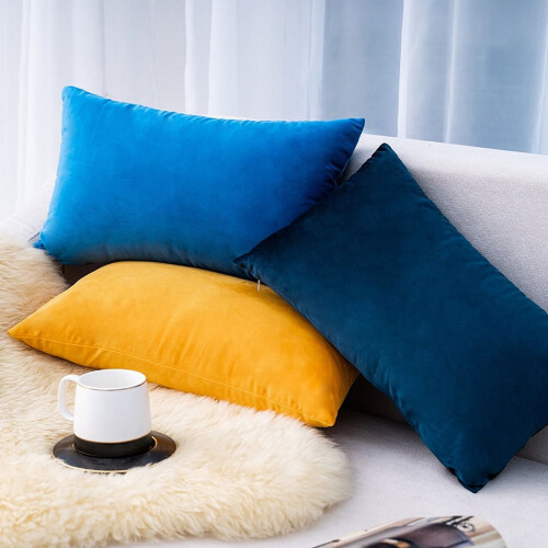 Βελούδινες Μαξιλαροθήκες με Φερμουάρ Super Soft2Pack 1