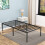 18" Μεταλλικό κρεβάτι με πλατφόρμα για δύο άτομα, βαρέως τύπου, με χώρο αποθήκευσης 6