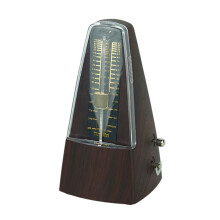 Mechanical Metronomes for Piano Guitar and Other Musical Instruments, Loud Sound, High Precision-Wood Grain