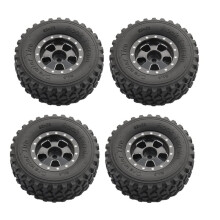 4 Stück Metallräder und Felgennaben für 1/16 für Wpl RC-Car-Upgrade-Teile und Zubehör