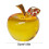 Yellow Glass Apple Ornament, Winter Table Centerpiece 3