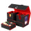 Card Deck Box with Handle Magnetic Card Storage Box Top Side-Loading Deck Case Game Cards Box Red+Black 1