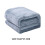 Soft Polyester Throw Blanket Queen Size Grey 3