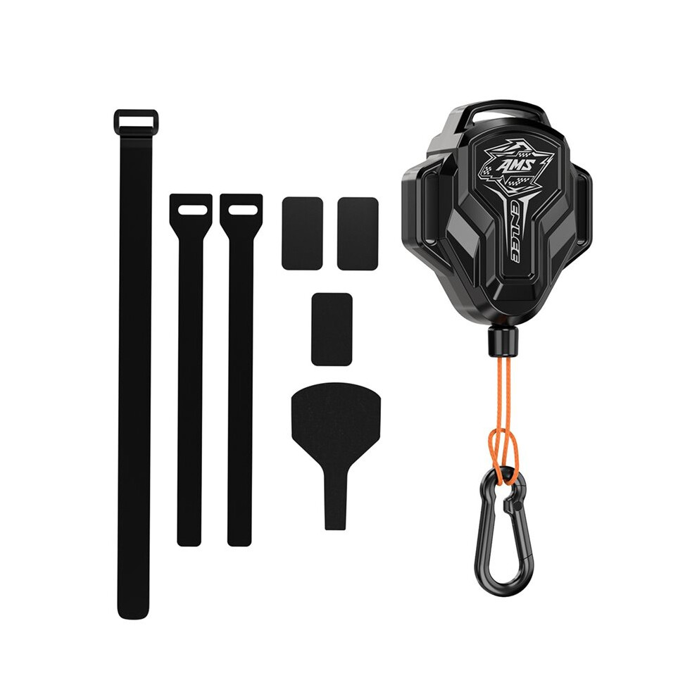 Enlee Retractable Bicycle Traction Rope Pull Rope With Hook Bicycle Strong Tension Safety Mtb Trailer Rope Black 4712901455662