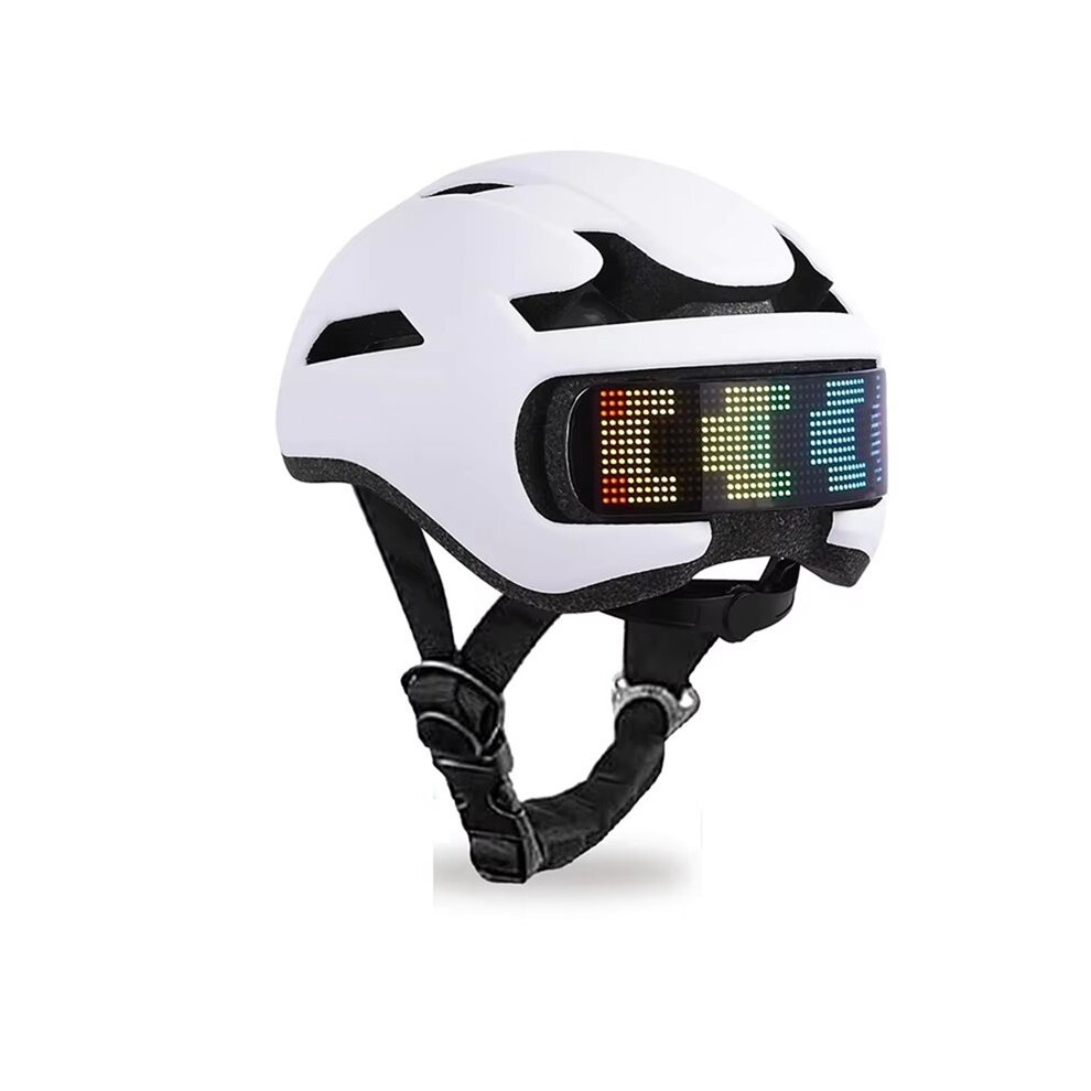 Led Bike Helmet With Led Display Screen Tail App Control Bicycle Helmet Road Cycling Helmets Light 6032396822564