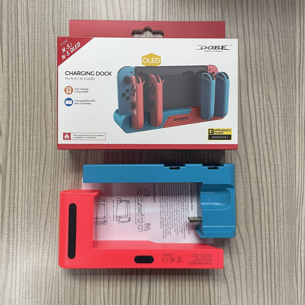 Nintendo Switch Oled Joy-Con Charging Dock 4-Port 9097180945567