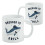 Dressed to Krill Whale Kill Funny Humor White Mug 2