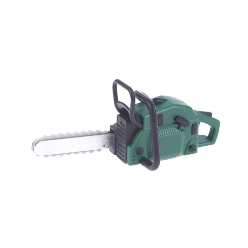 Miniature Chainsaw Figurine for Mini Landscapes