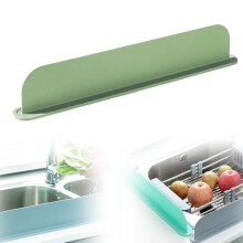 Barre de protection d'évier en silicone étanche et portable