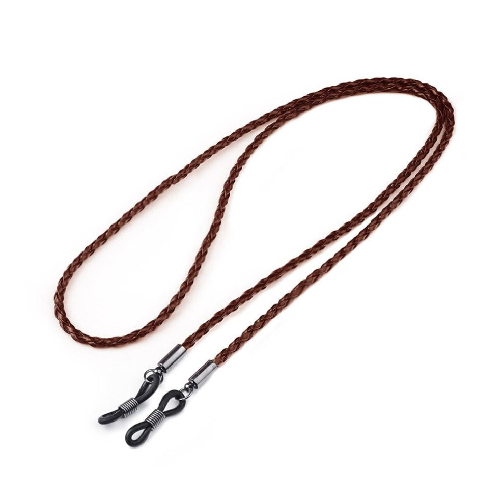 Adjustable Leather Glasses Chain Neck Strap String Band Cord Rope Eyeglass W4D6