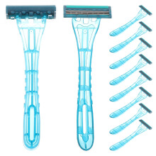 20pcs Disposable Shavers Women Men Razors Tool Metal Shavers Body Hair Trimmer Leg Arm Body Hair Razor Women Men Body Shaver
