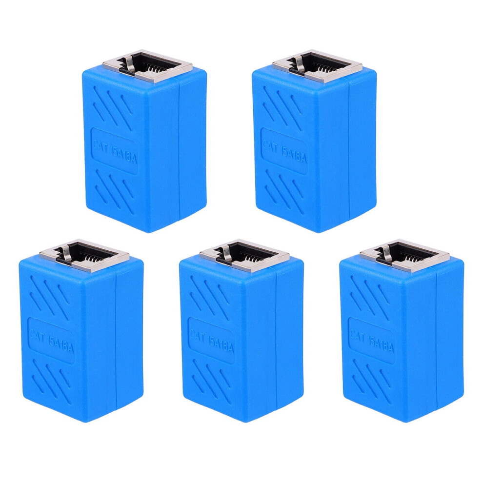 5 Pcs Network Double Connector Cable Extender Connectors Either Wifi 9557311396670