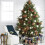 Flocked Christmas Balls Brown 12-Piece 1