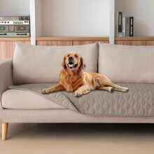 3X Stronger Waterproof Pet Blanket, Scratch Proof Furniture Protector for Dogs Cats, Reversible Cover 30x70 Inch, Dark Stone