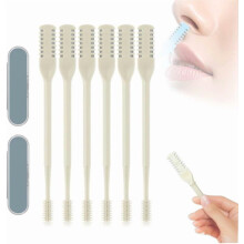 2026 New 2-in-1 Manual Nasal Hair Trimmer - 360 Rotating Double Sided Blade, Ear Digger for Men & Women