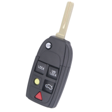 Autó kulcstartó Volvo 5 gombokhoz fekete