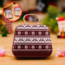 Christmas Cookie Tins with Lid – Colorful Candy Containers & Sugar Bowls for Holiday Table Decor & Celebrations