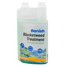 (1L Blanketweed Treatment) Pisces Banish Blanketweed Pond Water Treatment Natural String Algae Remover Blanket Weed Clear Clearer Pet Wildlife Safe