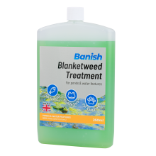 (250ml Blanketweed Treatment) Pisces Banish Blanketweed Pond Water Treatment Natural String Algae Remover Blanket Weed Clear Clearer Pet Wildlife Safe