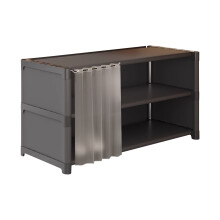 Meuble de rangement Bdday – Étagère à chaussures à plusieurs niveaux pour dortoir, lit, dessous de table et extérieur – Petit meuble à