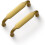 Brushed Gold Drawer Pulls 76mm Center-to-Center 6-Pack 1