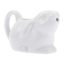 Animal Jug Pitcher Ceramic Cartoon Milk Easy Clean Rabbit Shaped