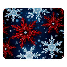 Antislip muismat van rubber voor gaming en kantoor, kerstsneeuw