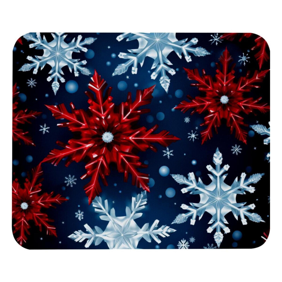 Mouse Pad Anti-Slip Rubber Gaming Office Mat Christmas Snow 972899360506