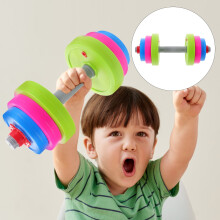 1 Set Kids Dumbbell Adjustable Weight For Toddlers Playtime Home Use