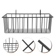 Hanging Storage Basket Metal Wire Basket Multi-Purpose Sundries Container Holder for Bathroom Kitchen
