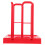 Disposable Coffee Cup Holder Modern Red PP 1Set 4