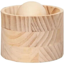Solid Wood Dumpling Press & Maker Set - Handheld Dumpling Wrapper Tool with Smooth Polished Edge, Easy to Clean, Compact Design (1 Pack)DSF