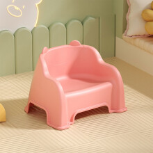 Orangide Small Stool with Backrest Mini Chair Stackable Low Plastic for Living Room Kids Seat Bear Design Home Decor Portable seating