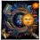 Moon & Sun Tarots Card Tablecloth Divinations Card Table Cloth Tapestry 1