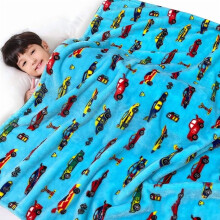 Fleece Throw Blanket, Luxury Cozy Fuzzy Lightweight Soft Blankets for Sofa Couch Bed Car Travel and Camping (Grey, 50x60 Inches)