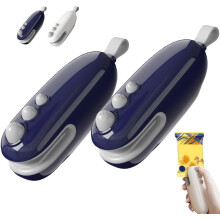 Mini scelleuse magnétique 2 en 1 avec cutter et rechargeable par USB – Compatible avec les sacs à goûter