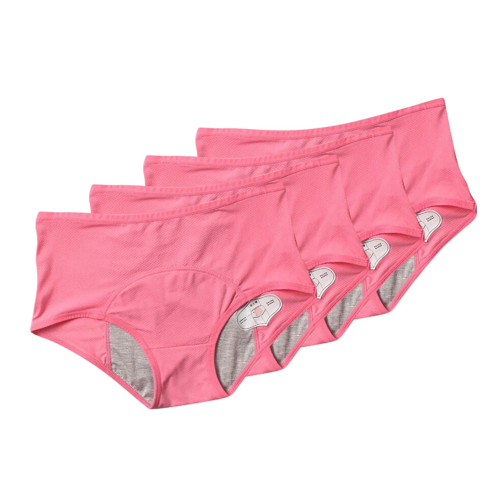 Plus Size Underwear for Women,4pc Leak Proof Menstrual Period Panties Women Underwear Physiological Waist Pants