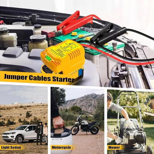 Προσαρμογέας εκκίνησης Jump Starter για μπαταρία ιόντων λιθίου DeWalt18V20V - Γρήγορος και 1
