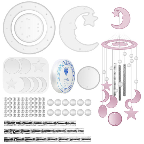 Windspiel-Silikonform-Set für Epoxidharz-DIY 1