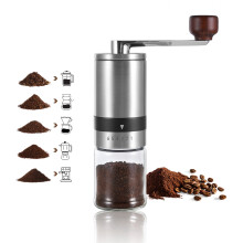 K4 Manuelle Kaffeebohnenmühle - Edelstahl & Keramik