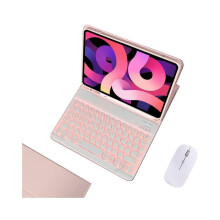Retro opplyst tastatur- og musetui kompatibel med iPad 10,2'' (7. og 8. generasjon) – stilig beskyttelse og forbedret skriveopplevelse