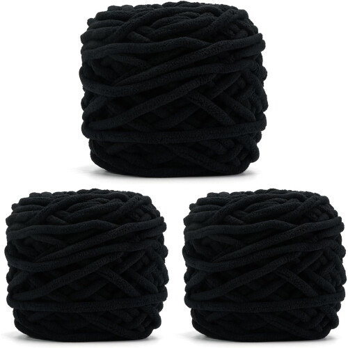3 Snáithe/ 8 Snáithe Snáth Bratchláir Gach Snáithe 100g/3.5oz - Snáth Chenille 6 Thar a Bheith Toirtiúil - Snáth Cniotáil, Cróiseáil &
