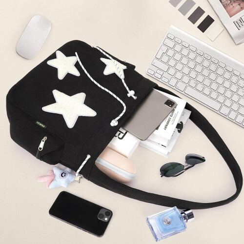 Χαριτωμένη τσάντα Messenger, αισθητική τσάντα Crossbody, τσάντα Y2K Star Grunge με ώμο Emo για 2