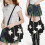 Χαριτωμένη τσάντα Messenger, αισθητική τσάντα Crossbody, τσάντα Y2K Star Grunge με ώμο Emo για 5