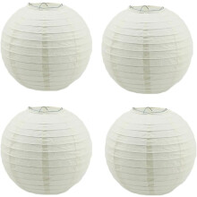 Lot de 4 lanternes en papier, abat-jour en papier, style chinois/japonais, à suspendre, pour la maison, les fêtes, les mariages et les décorations