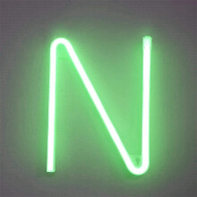 Neon Sign, Letter Neon Signs Neon Alphabet Light Light Up LED Letters Lights Light Up Marquee Letters Lights Battery USB Green