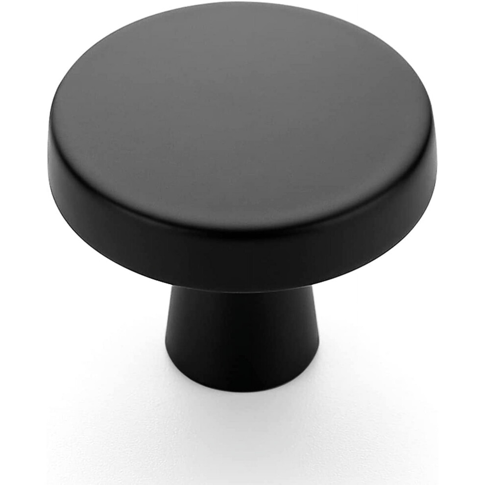 15-Pack 1.25" Round Champagne Bronze Drawer Pulls, Compatible With Kitchen Cabinets & Dressers 9496895031525