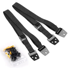 Furniture Wall Strap TV Safety Anti-Tip Child Toddler Proofing Black