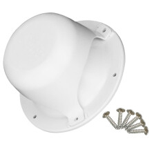 Worgeous RV Plumbing Vent Caps Compatible with 2" Pipe, White Roof Sewer Vent Cover Kit with 6 Screws